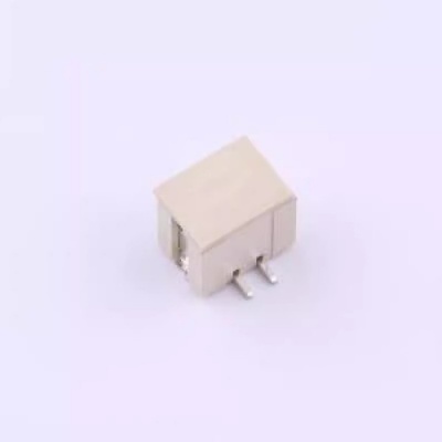 1x2P间距:2mm立贴系列:PH米色线对板针座HCZZ0469-2封装SMD,P=2mm