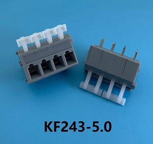 科发弹簧式PCB接线端子DG243 243 5.0mm ZFKDS1.5 连接器接插件