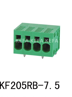 科发电子工厂直销弹簧式PCB接线端子KF205RB-7.5mm 免螺丝 按压式