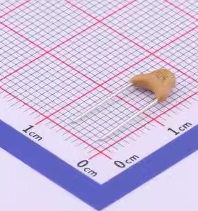 CT4-0805B104K500F3直插独石电容100nF ±10% 50V C2型直脚5.08mm