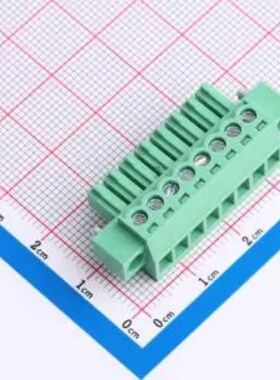 WJ15EDGKM-3.5-8P 插拔接线端子3.5mm 带耳朵1X8P 螺丝法兰固定