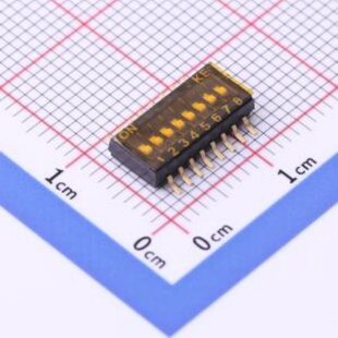 DSHP08TSGER 拨码开关 8位1.27mm脚距贴片型 KE拨码开关 拨动开关