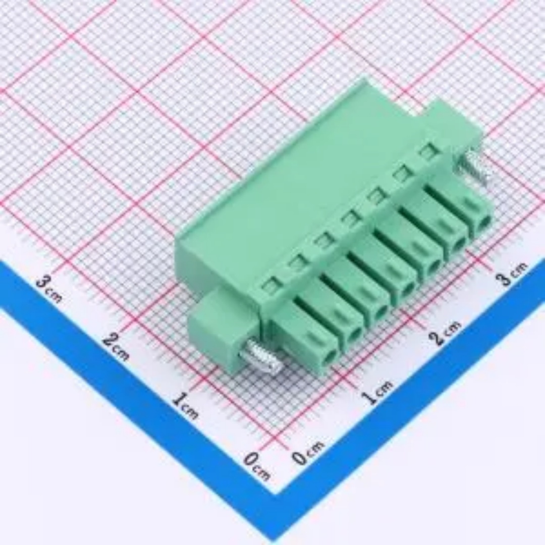 WJ15EDGKBM-3.81-7P-14-00A 插拔式 3.81mm螺丝固定接线端子 1x7P