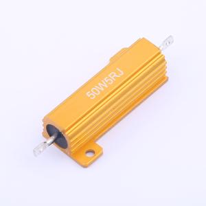HoRX-50W-5R-5%  铝壳/瓷管电阻  5Ω ±5% 50W  封装：螺栓安装