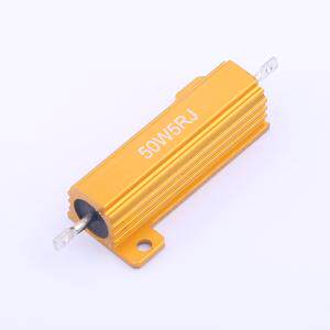 HoRX-50W-5R-5%  铝壳/瓷管电阻  5Ω ±5% 50W  封装：螺栓安装