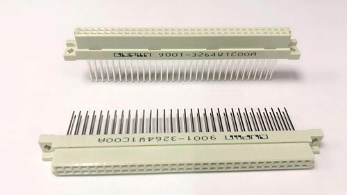 欧式插座 9001-3264W2COOA 单排 长孔 针长17.7 厂家直销