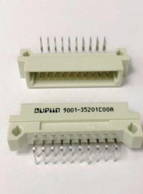 欧式插座 OUPLLN 9001-35201C 接插件 220弯针 2*10PIN 欧品