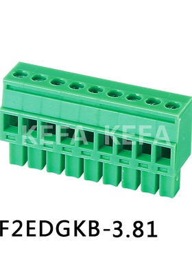 插拔式PCB接线端子KF2EDGKB-3.5/3.81 间距3.5/3.81MM 极数2P-24P