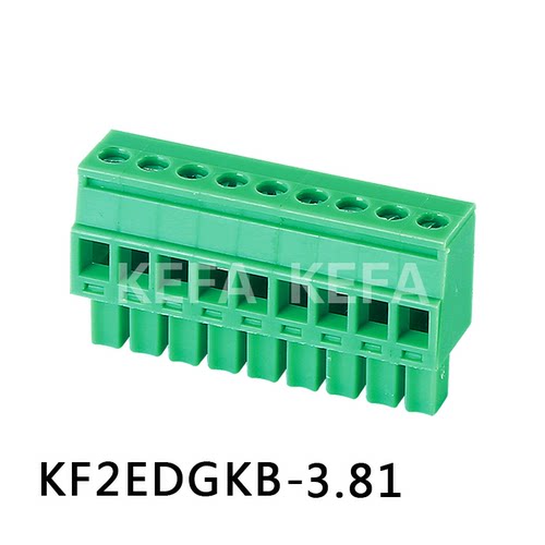 插拔式PCB接线端子KF2EDGKB-3.5/3.81 间距3.5/3.81MM 极数2P-24P