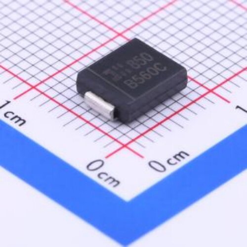 B560C-13-F 肖特基二极管 电压:60V 电流:5A 封装：SMC(DO-214AB)