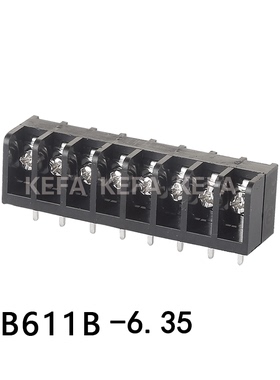 科发电子 工厂直销 接线端子 HB611B 间距6.35 横脚