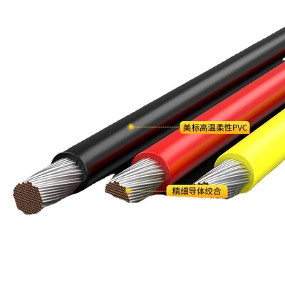 东莞胜牌供应美标11267-20AWG耐压抗拉耐磨种类齐全PVC高压电源线