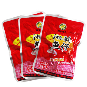 湘韵鱼仔湘当经典湖南特产微辣大豆小鱼干散装500g营养休闲食品