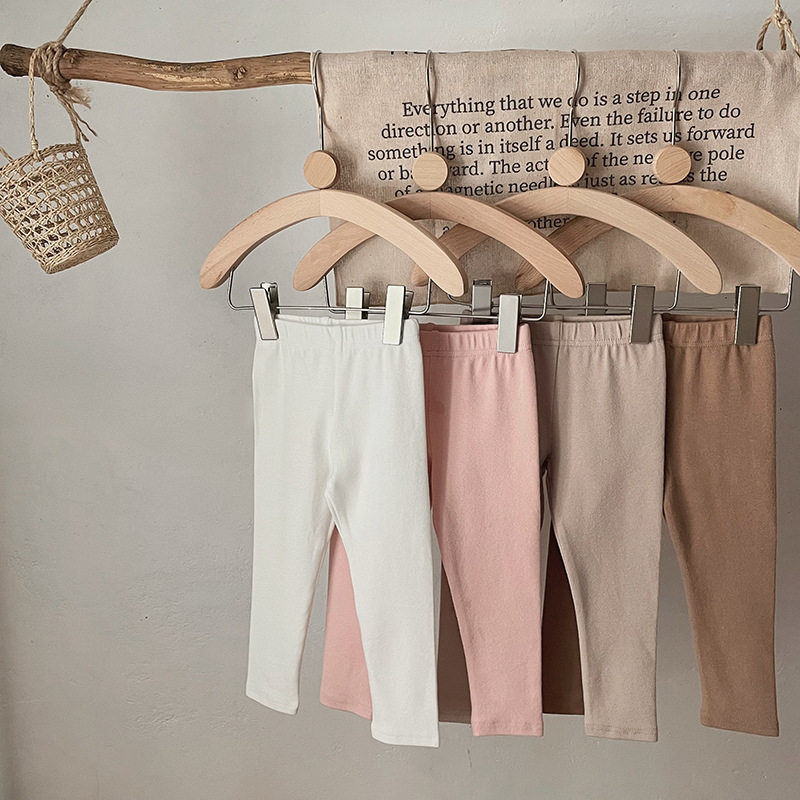 ins韩版婴儿打底裤新款棉质中腰长裤儿童纯色休闲外穿修身打底裤,童装/婴儿装/亲子装,打底裤,淘宝优惠券,粉丝福利购,淘宝优惠卷