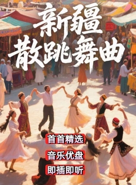 新疆散跳舞曲维汉双语舞曲U盘精选124首车载音乐U盘无损高音质MP3