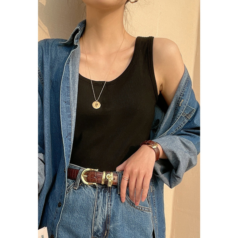 墙裂推荐！显瘦内搭叠穿针织小吊带背心女夏季2026新款打底衫外穿,女装/女士精品,背心吊带,淘宝优惠券,粉丝福利购,淘宝优惠卷