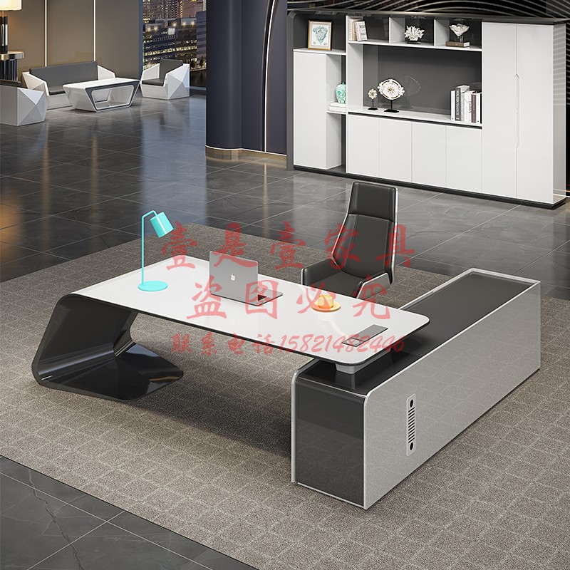 Piano Paint Boss desk modern Simplicity Manager CEO Head atmosphere Single Tables and chairs combination Bantaiin the Business/Office Furniture , Office Furniture , Desk , Desk/Executive Desk  category - from Buy2taobao.com to provide professional Taobao agent buy service