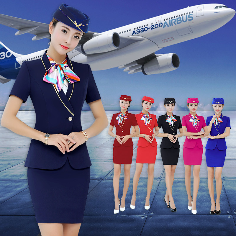 Stewardess uniform ol Occupation Suit skirt suit Front Etiquette Flight attendants interview aviator Dressin the Women's clothing/Boutique , Set/Student uniforms/Work uniforms , Career skirt suits  category - from Buy2taobao.com to provide professional Taobao agent buy service