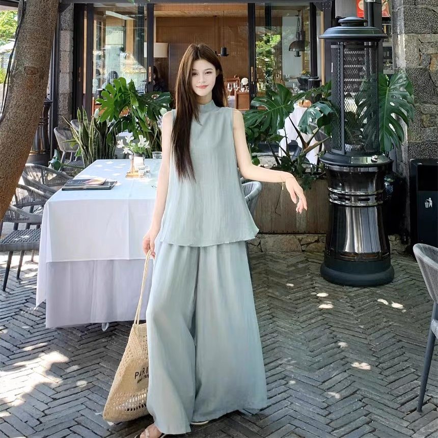 棉麻松弛感老钱风运动套