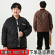 胖男童轻薄棉衣加肥加大冬装 胖男孩棉服校服神器内胆保暖棉袄外套