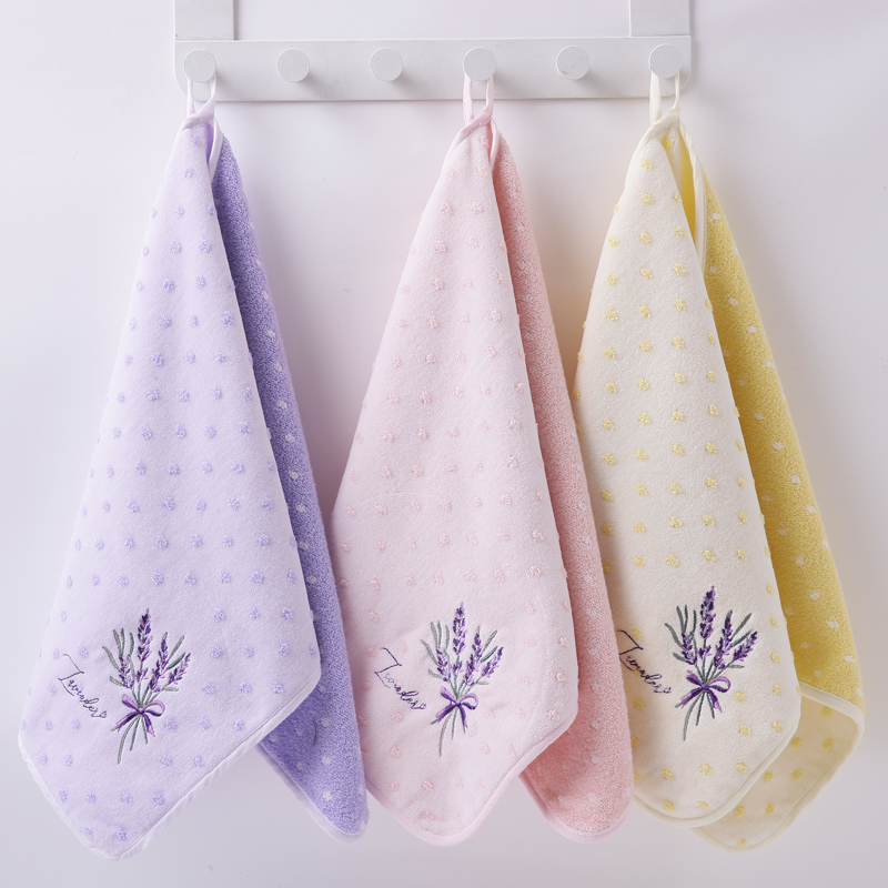 A类金号依诗家纯棉挂绳大毛巾家用洗脸巾无捻割绒柔软薰衣草系列,居家布艺,毛巾/面巾,淘宝优惠券,粉丝福利购,淘宝优惠卷