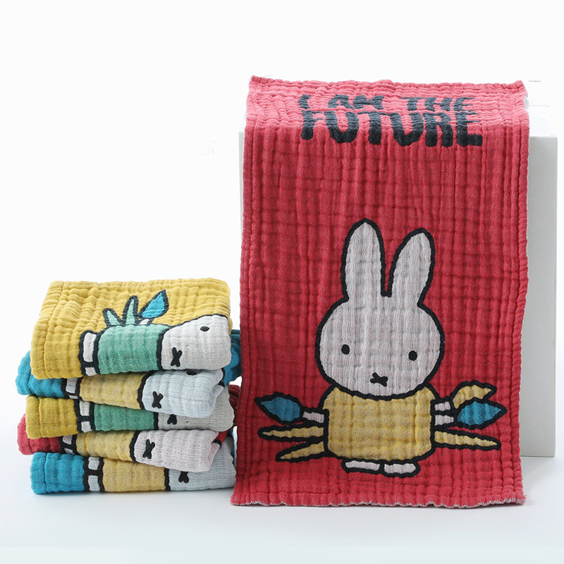 3条金号米菲纯棉五层纱布小毛巾卡通可爱柔软吸水童巾女士洗脸巾,居家布艺,毛巾/面巾,淘宝优惠券,粉丝福利购,淘宝优惠卷