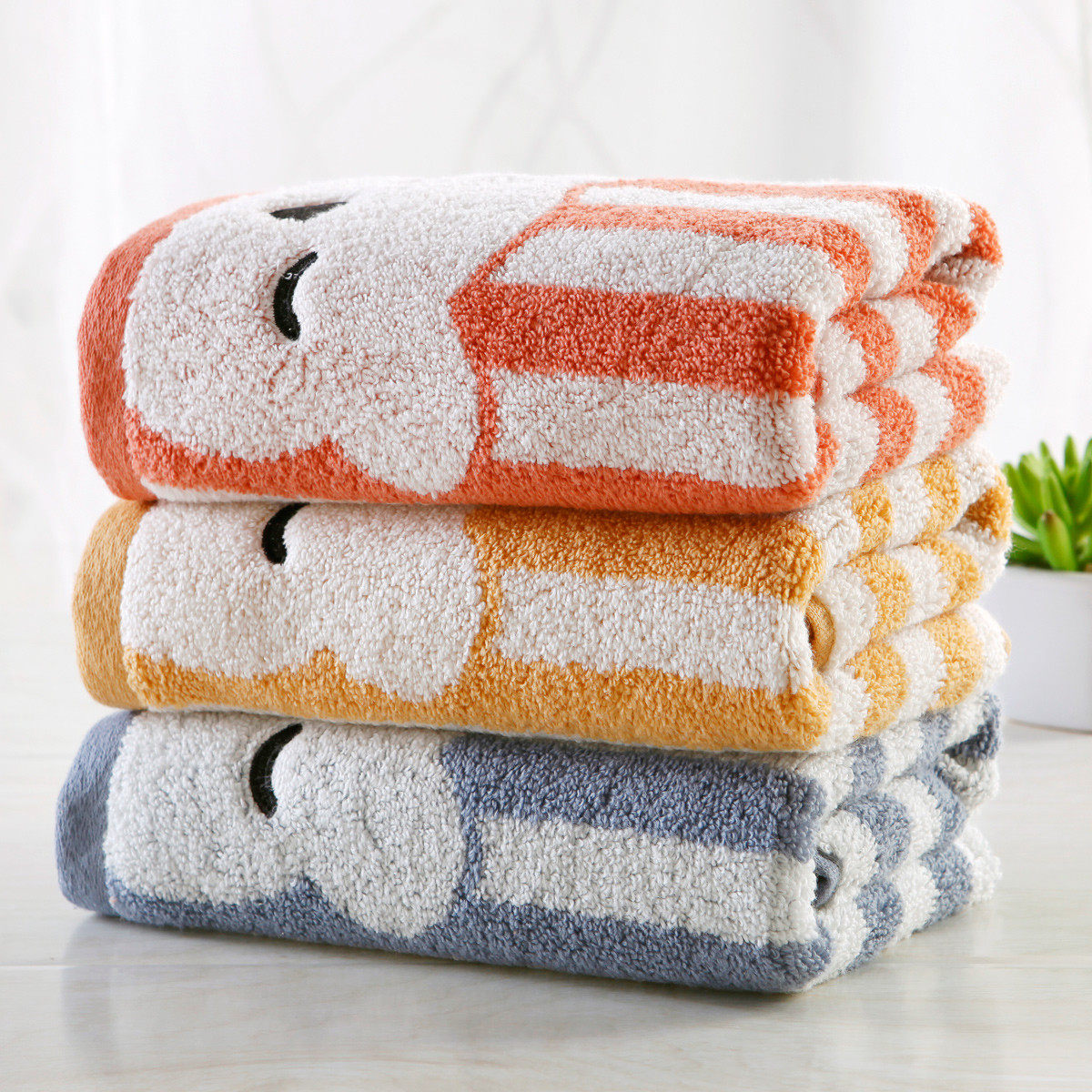 A类3条金号纯棉大毛巾家用全棉洗脸面巾无捻柔软加厚舒适不易掉毛,居家布艺,毛巾/面巾,淘宝优惠券,粉丝福利购,淘宝优惠卷