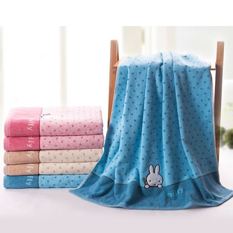 金号米菲纯棉浴巾卡通可爱情侣