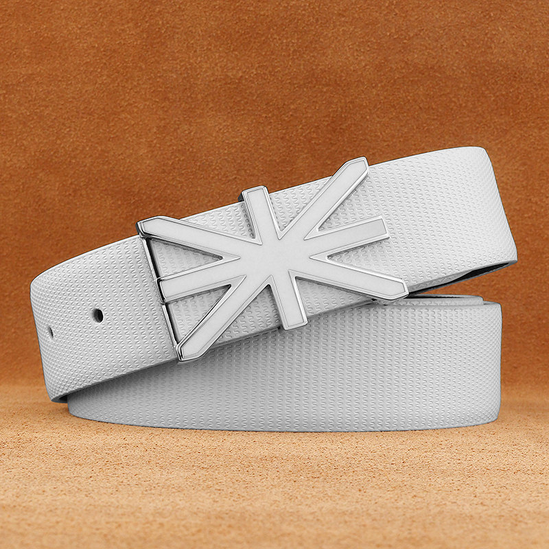 白色皮带男士韩版简约米字平滑扣腰带休闲年轻人时尚学生牛仔裤带,服饰配件/皮带/帽子/围巾,腰带/皮带/腰链,淘宝优惠券,粉丝福利购,淘宝优惠卷