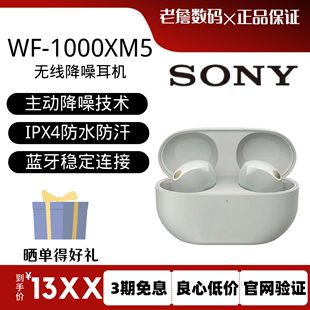 Sony 1000XM5真无线蓝牙立体声降噪耳机入耳式 索尼 降噪豆5代