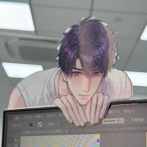 恋与深空夏以昼pp夹收纳夹