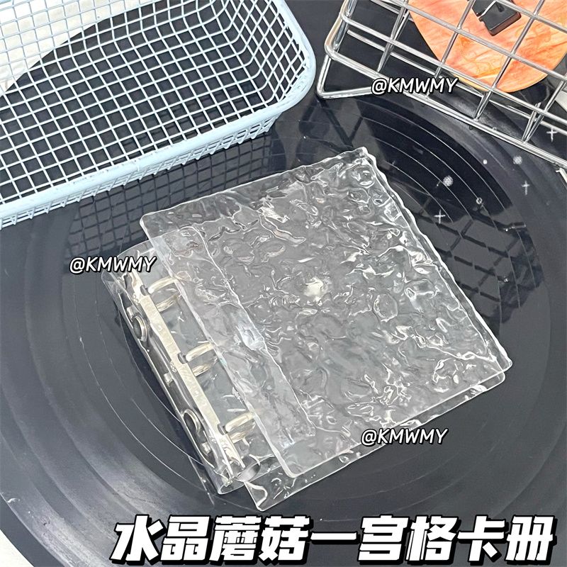 水波纹透明一宫格卡册亚克力3寸