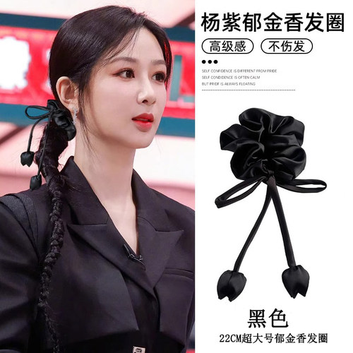 杨紫同款发饰2023新款头绳女高级感扎头发高弹力皮筋大肠发圈头饰