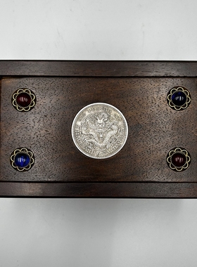 木制首饰盒复古古典卧房新古典