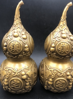铜葫芦家居工艺摆件铜器