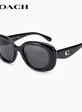COACH蔻驰2025年新品时尚板材太阳镜女OHC8391个性潮流椭圆形墨镜
