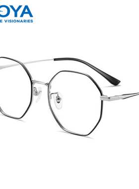 HOYA豪雅镜片超轻可配防蓝光有度数镜片素颜女百搭眼镜框121211