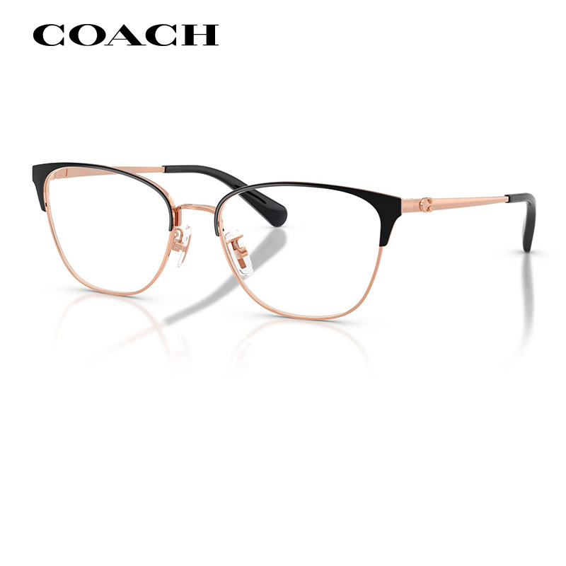 【2026新品】COACH蔻驰复古猫眼近视眼镜框男HC5202金属潮镜架女