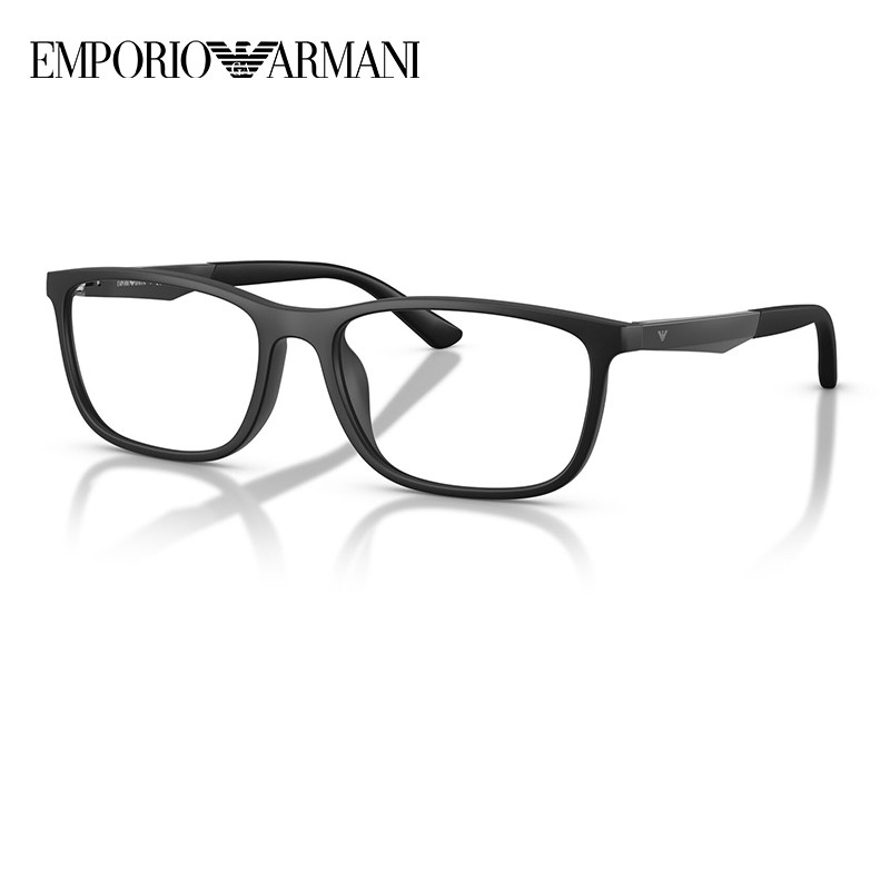 ARMANI阿玛尼超轻板材方形近视眼镜框男EA3280时尚百搭休闲镜架女