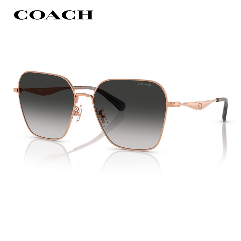 COACH蔻驰时尚太阳镜女HC7168个性遮阳百搭复古潮人防紫外线墨镜