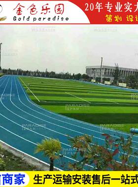 STPD-2217学校运动操场塑胶跑道全透气型跑道塑胶跑道施工图