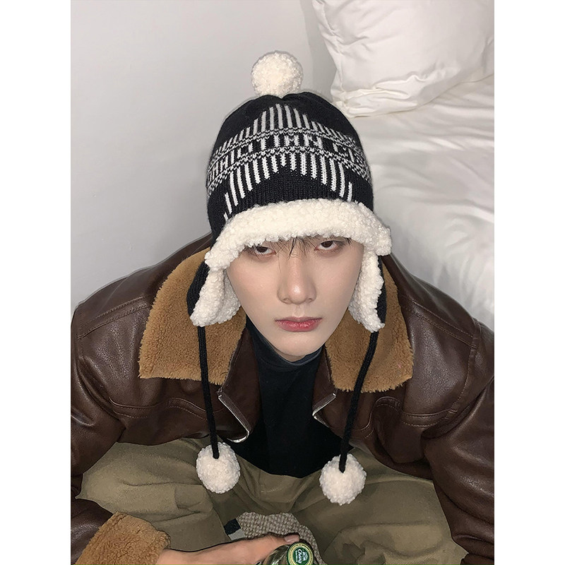 炒鸡有个性的一款滑雪针织帽