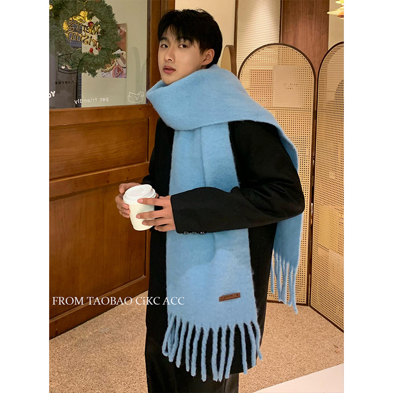 炒鸡高级的一款含羊毛的围巾