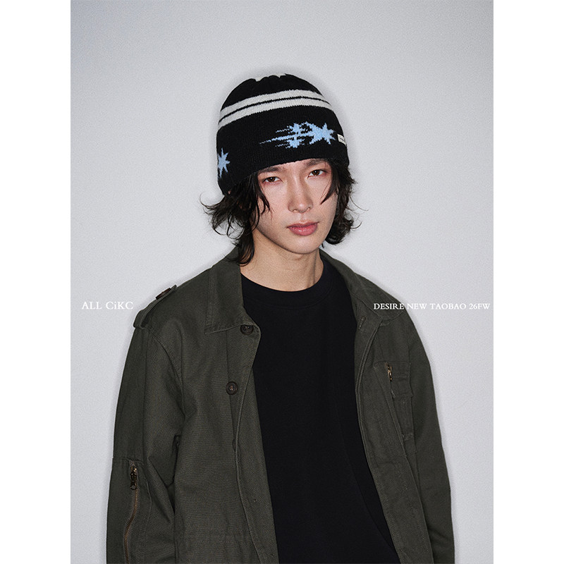 原创设计流星包头针织帽