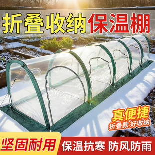 植物保温棚折叠冬天户外暖棚温室花房阳光房花棚暖房家用庭院大棚