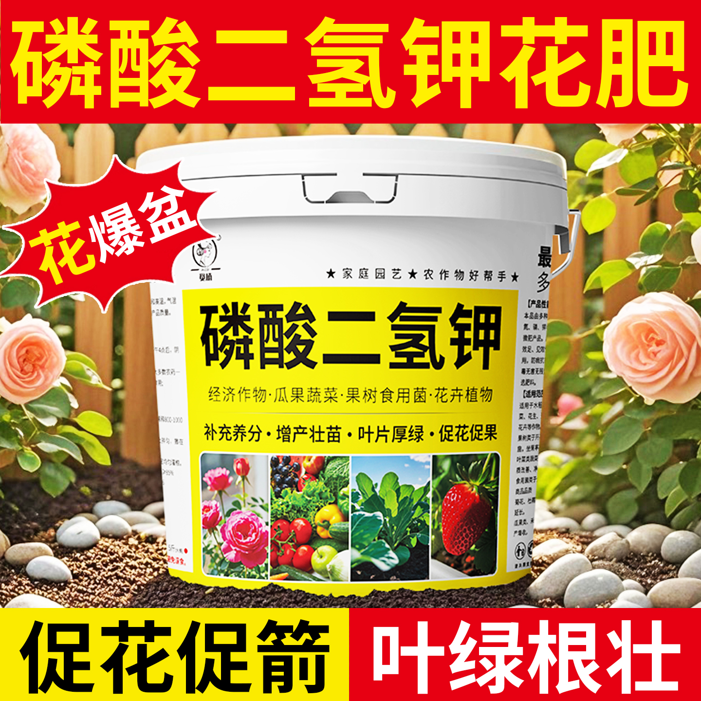 磷酸二氢钾肥料花肥养花植物盆栽