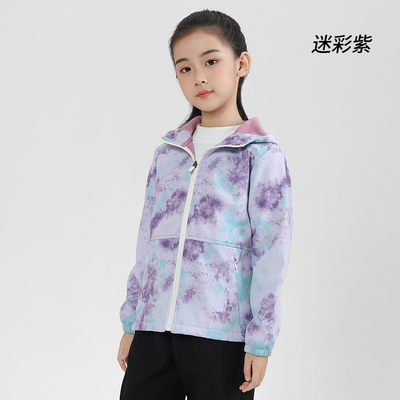 儿童软壳衣防风防水透气户外运动