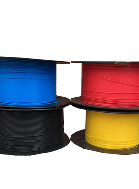 铁氟龙管AWG L型150V 黑色红色蓝色黄色硬管特氟龙PTFE四氟毛细管