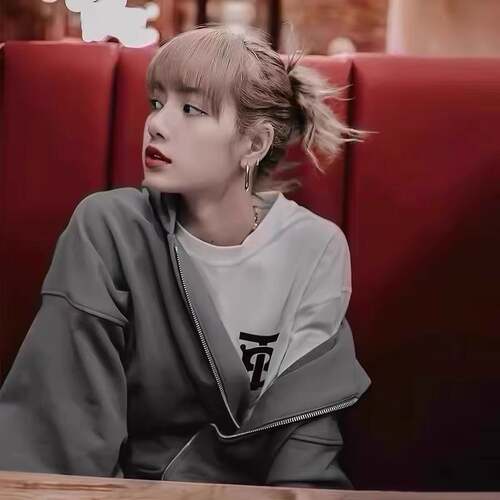 JennieLisa同款灰色慵懒风卫衣