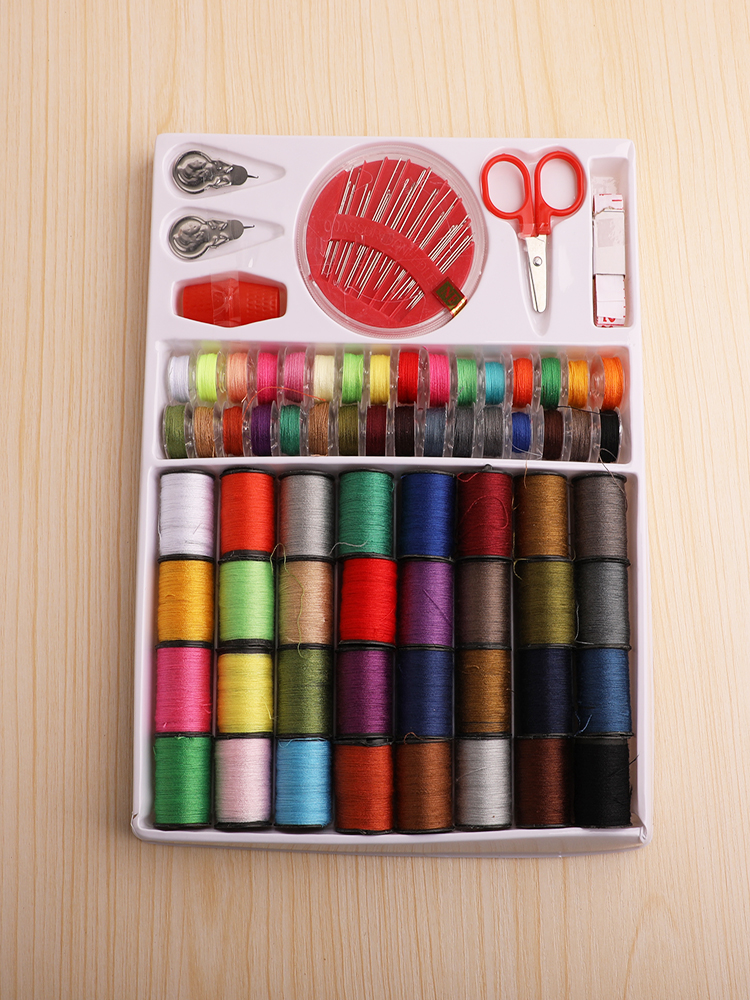 线盒家用小卷涤纶线彩色缝纫机线